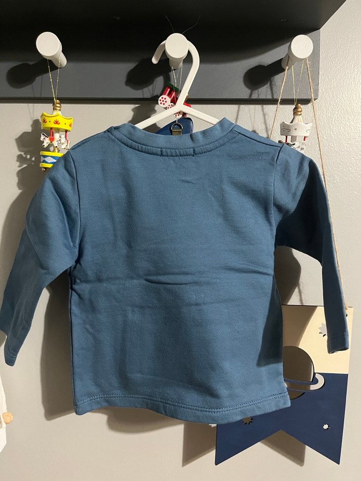 Erkek Çocuk Mavi Sweatshirt - Görsel 2