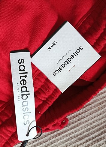 38 Beden Kırmızı 3iplik oversize kadın eşofman