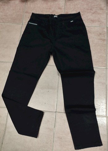 34 Beden Mavi Jake Regular Fit Siyah Kot Pantolon