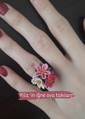 iğne oyası yüzük 