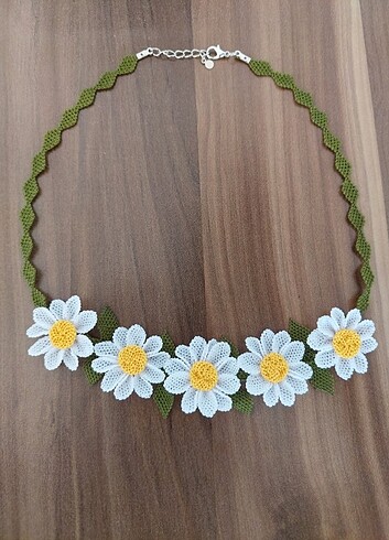 İğne oyası kolye - Görsel 10