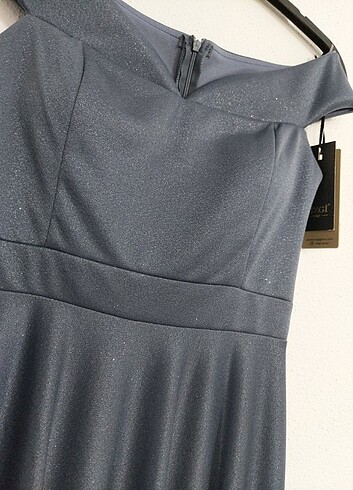 Simli Abiye elbise - Görsel 6