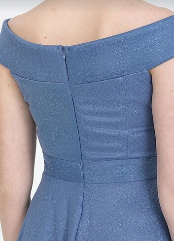 Simli Abiye elbise - Görsel 14