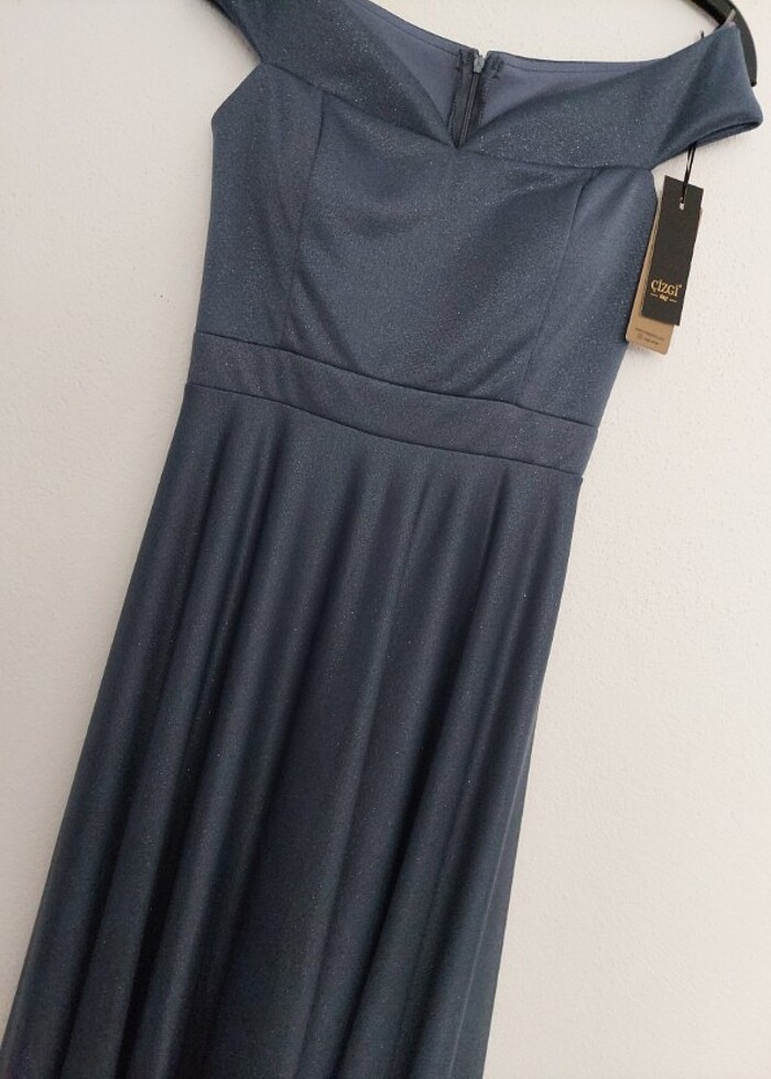 Simli Abiye elbise - Görsel 4