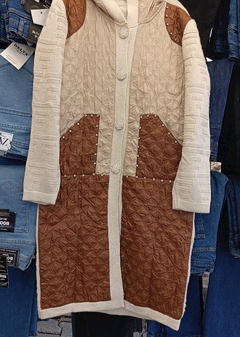 Uzun Örgü Kadın Hırka. - Görsel 3