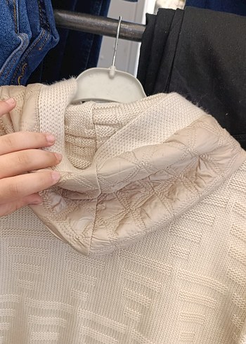 Uzun Örgü Kadın Hırka. - Görsel 7