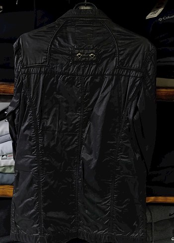Düğmeli Siyah Deri Erkek Ceket - Görsel 6