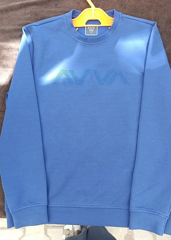 Lacivert Erkek örme Sweatshirt