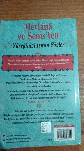  Mevlana ve şems'ten yüreginizi ısıtan sözler 