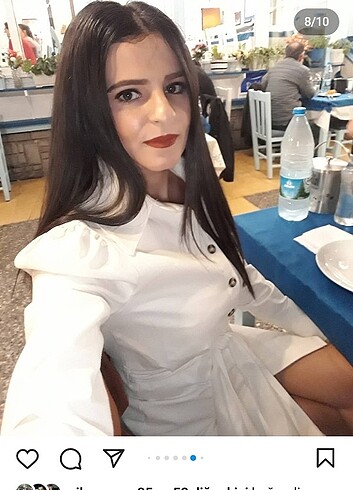 Elbise beyaz 