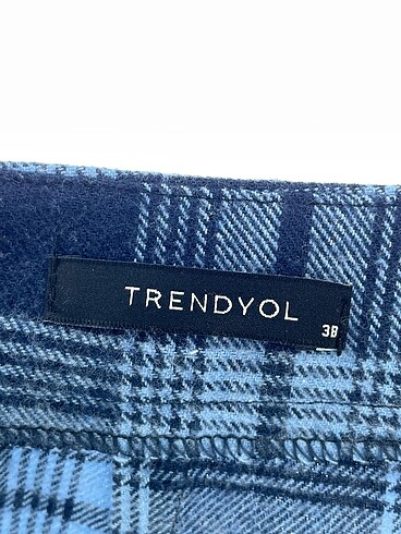 38 Beden mavi Renk Trendyol & Milla Mini Etek %70 İndirimli.