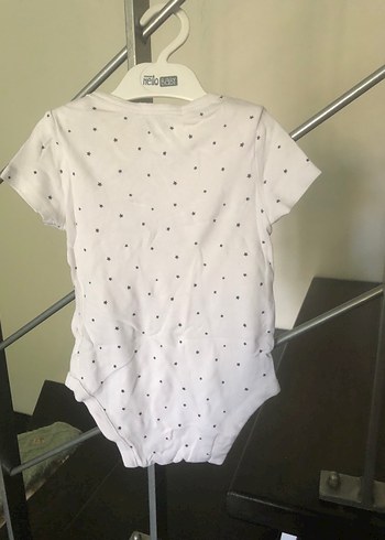 Gap Gap 12-18 aylık Kısa Kollu Beyaz Bebek Kız Body