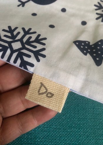 Baskılı Beyaz Bebek mama Önlüğü yaka - Görsel 3