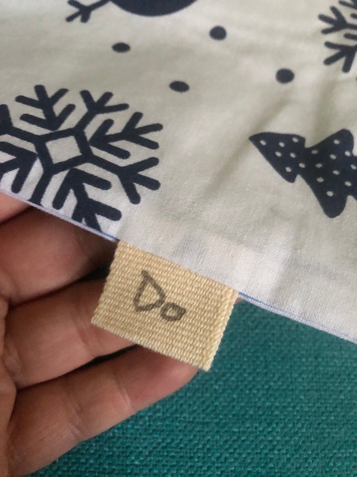 Baskılı Beyaz Bebek mama Önlüğü yaka - Görsel 3