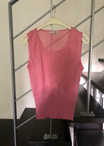 Beymen Pembe Kadın Kolsuz Bluz