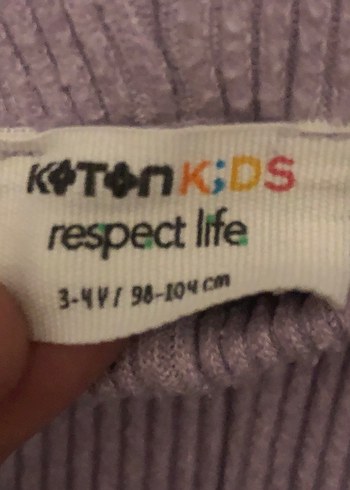 Mor Kız Çocuk Tayt - Görsel 3