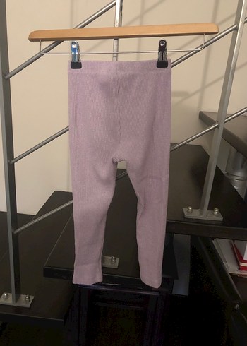 Mor Kız Çocuk Tayt - Görsel 2