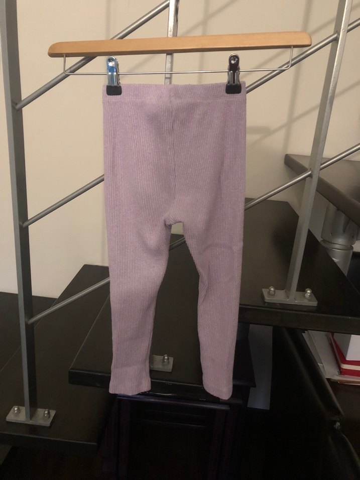 Mor Kız Çocuk Tayt - Görsel 2