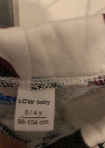 Baskılı Beyaz Kız Çocuk Tayt - Görsel 3