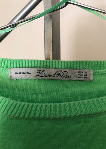 m Beden Zara Uzun Kollu Basic Kazak