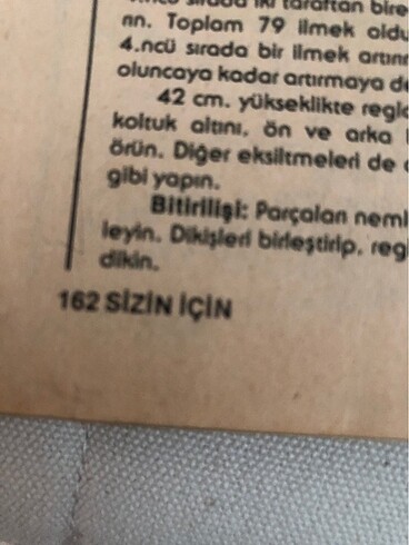  Sizin için örgü dantel dergisi