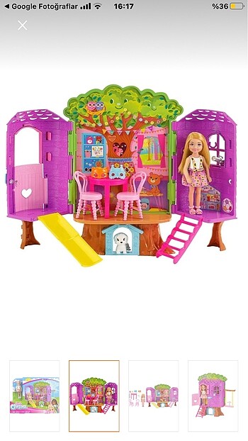 Barbie Chelsea nin ağaç evi