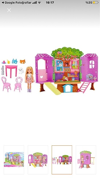 Barbie Chelsea nin ağaç evi