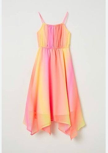 H&M asimetrik abiye 10 yaş
