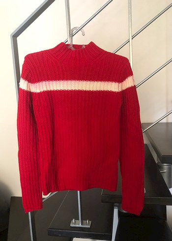 Tommy hilfiger Kadın Kırmızı kışlık Triko Kazak