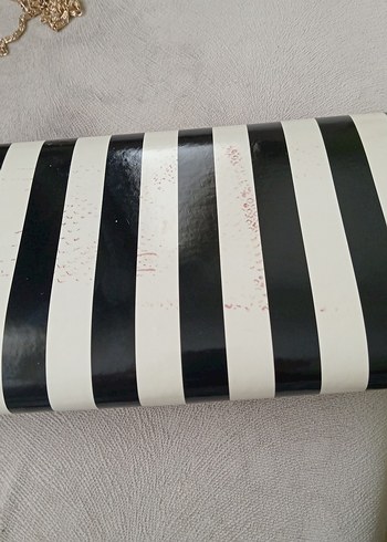  Beden Çizgili Tokalı Kadın Portföy Cüzdan