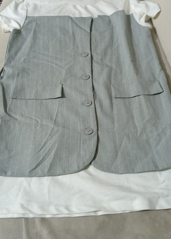 mini elbise
için beyaz penye dışı kumas gri - Görsel 2