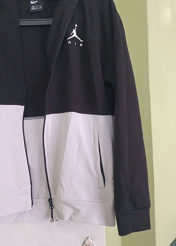 Nike Siyah beyaz kapusonlu üst - Görsel 5