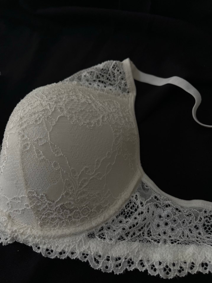 Beyaz Dantelli Sütyen - Görsel 2