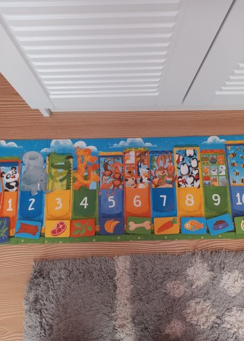 Renkli Sayı ve Hayvan Temalı Eğitim Oyuncağı