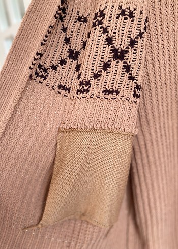 Replay Bohem Desenli Uzun Örgü Kadın Hırka - Görsel 4