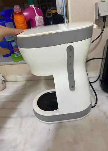 Delonghi Beyaz Gri Kahve Makinesi - Görsel 5