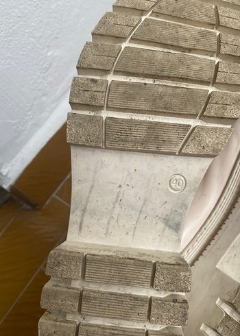 Kadın Beyaz Platform Topuklu Deri Bot - Görsel 6