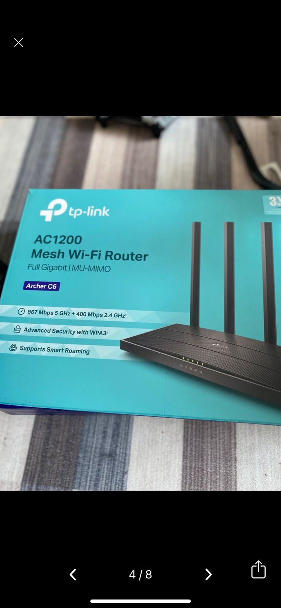 AC1200 MU-MIMO Wi-Fi Router" - Görsel 3