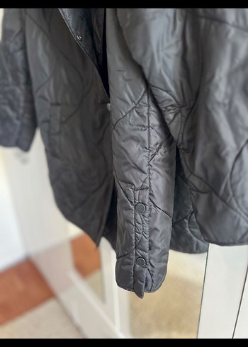 36 Beden siyah Renk Düğmeli Siyah Kadın Mini Ceket