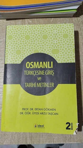 Üniversite için Osmanlıca kitabı