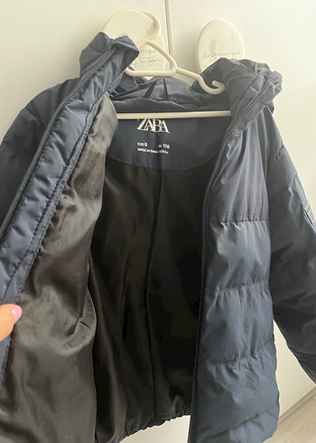 Fermuarlı Yüksek Yakalı Erkek Çocuk Kabanı - Görsel 6