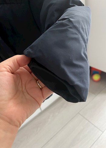 Fermuarlı Yüksek Yakalı Erkek Çocuk Kabanı - Görsel 7