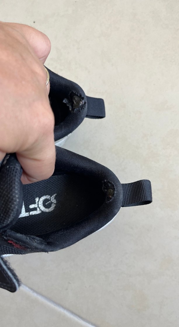 Siyah Erkek Çocuk Spor Ayakkabı Velcro - Görsel 4