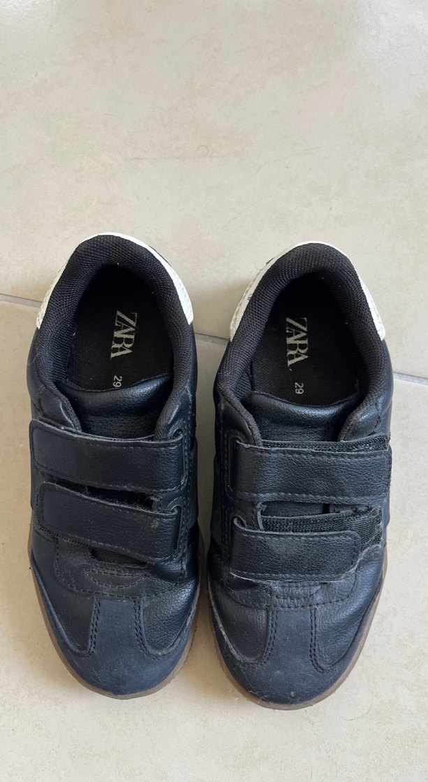 Erkek Çocuk Siyah Cırt Cırtlı Spor Ayakkabı - Görsel 2