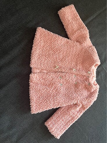 Panço Kız Çocuk Pembe Kaban