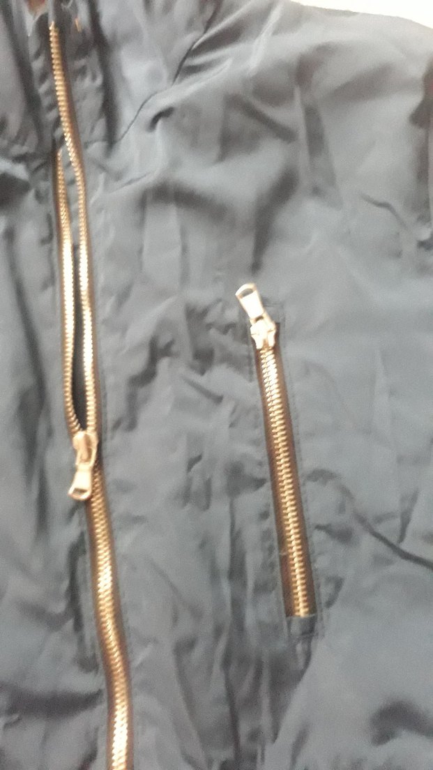 Gri Kapüşonlu Kadın Ceket - Görsel 2