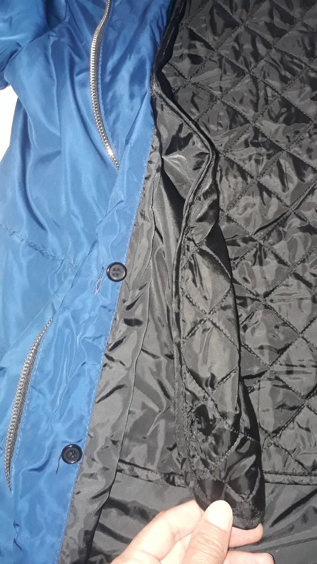 Gri Kapüşonlu Kadın Ceket - Görsel 5