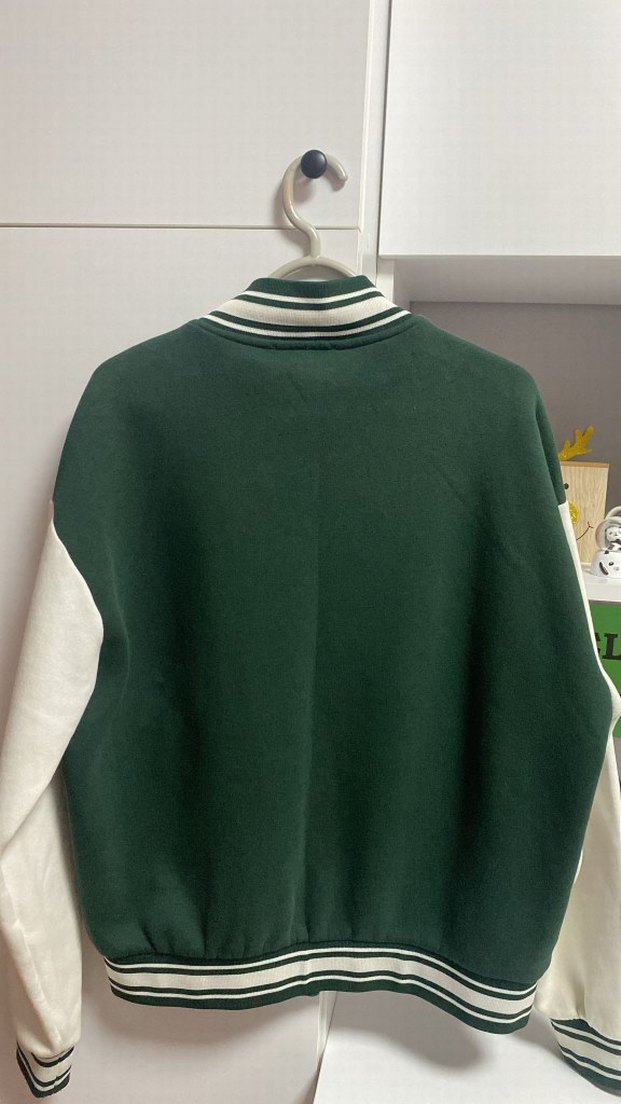 Yeşil Baskılı Düğmeli Kadın Ceket - Görsel 2