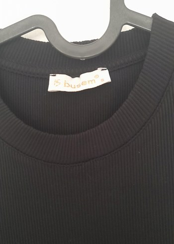 Siyah Kolsuz Uzun Dar Kesim Elbise - Görsel 2