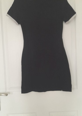 Siyah Baskılı Midi Spor Elbise - Görsel 3